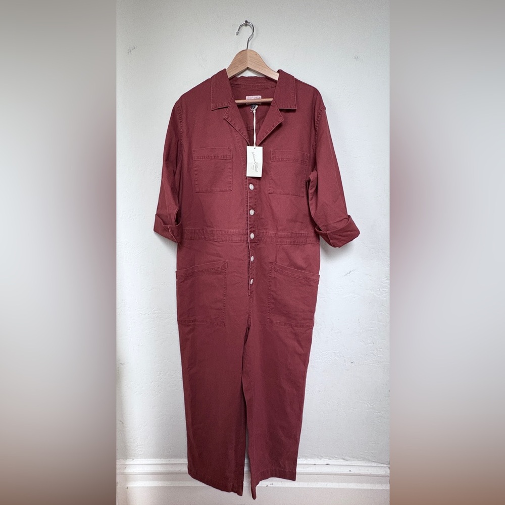 NWT Universal Thread Rust Jumpsuit 16